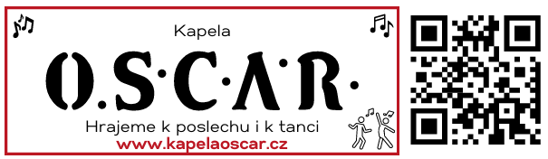 Doporučujeme kapelu Oscar na Vaši svatbu +420 603 267 719